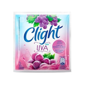 Refresco em Pó Clight Uva 8g Display com 15 Unidades