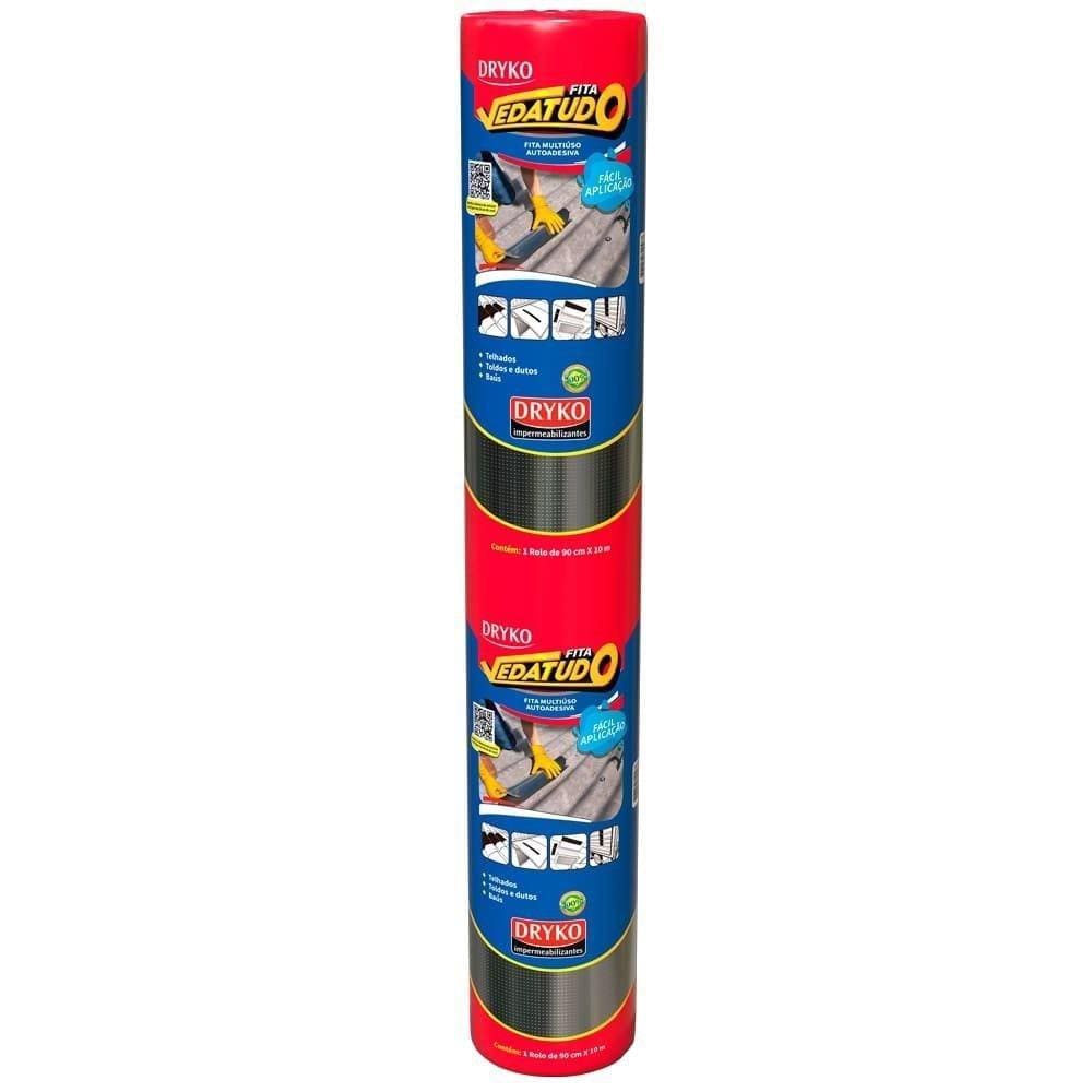 Vedatudo Fita Aluminizada Impermeabilizante Dryko 90cmx10m