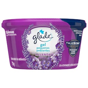 Purificador de Ar Glade Gel Lavanda 70g Embalagem com 12 Unidades
