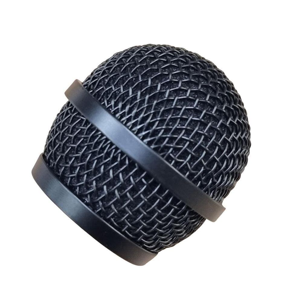 Microfone com Fio Preto MCF2 Rosca 34mm Metal
