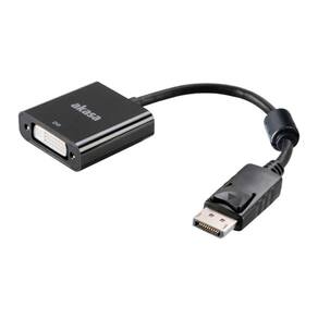 Cabo Conversor DisplayPort para DVI - 20cm - Ativo Suporta até 4K de resolução Akasa AK-CBDP15-20BK