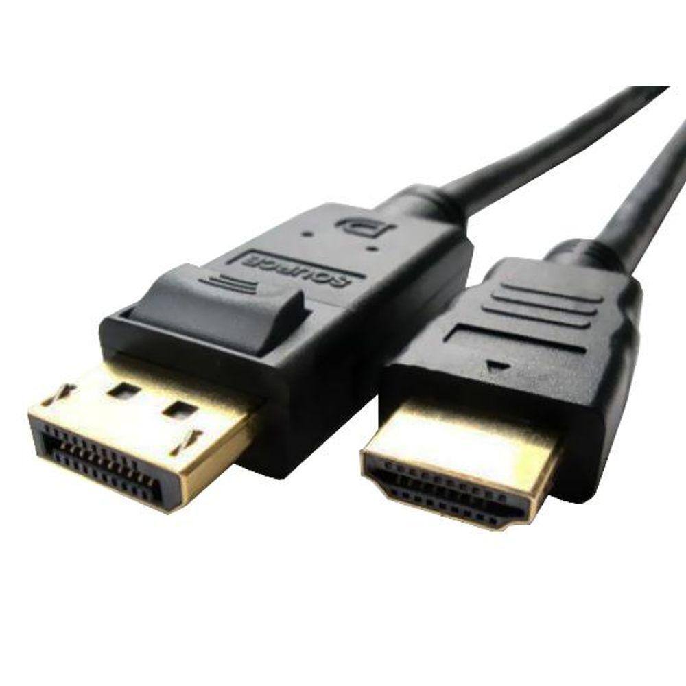 Cabo Conversor DisplayPort para HDMI - 3,0 metros (DisplayPort M X HDMI M)
