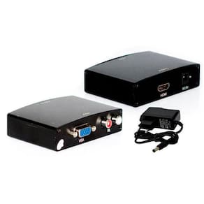 Conversor VGA para HDMI com Áudio Entrada RCA - Lotus AD0159C