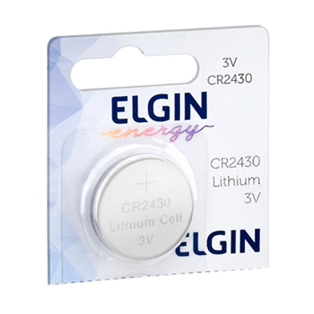 Bateria de Lítio CR2430 Elgin 82304 - Unidade