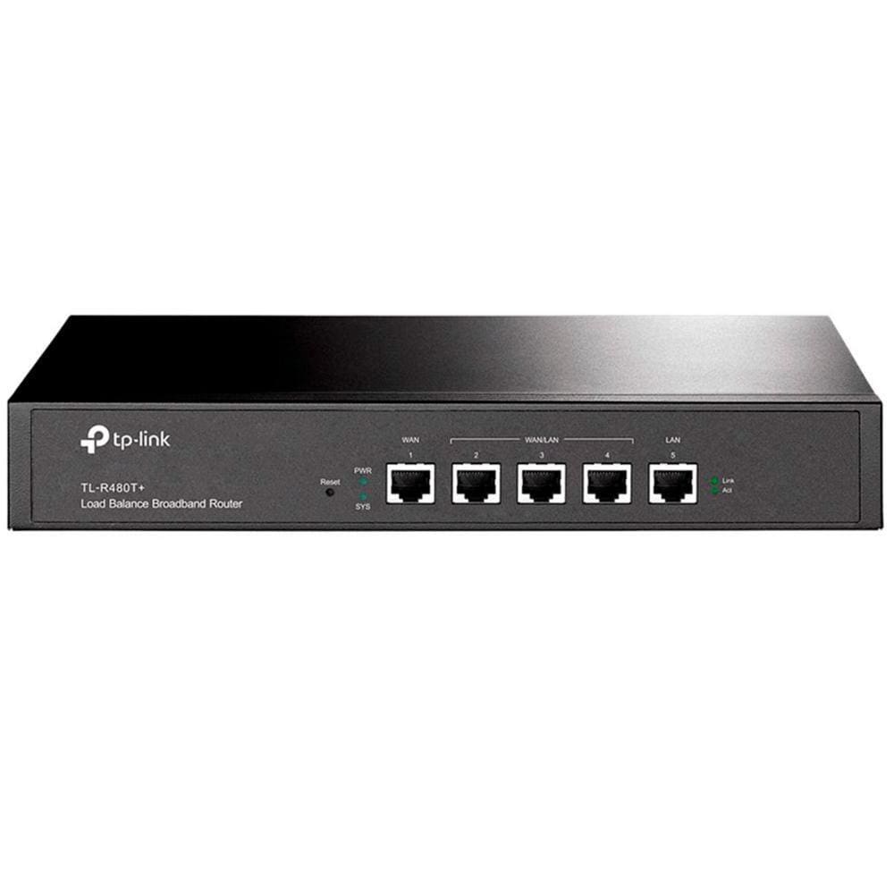 Roteador Load Balance TP-Link TL-R480T+ - até 4 portas WAN redundante - Reg. Anatel: 01656-11-03177