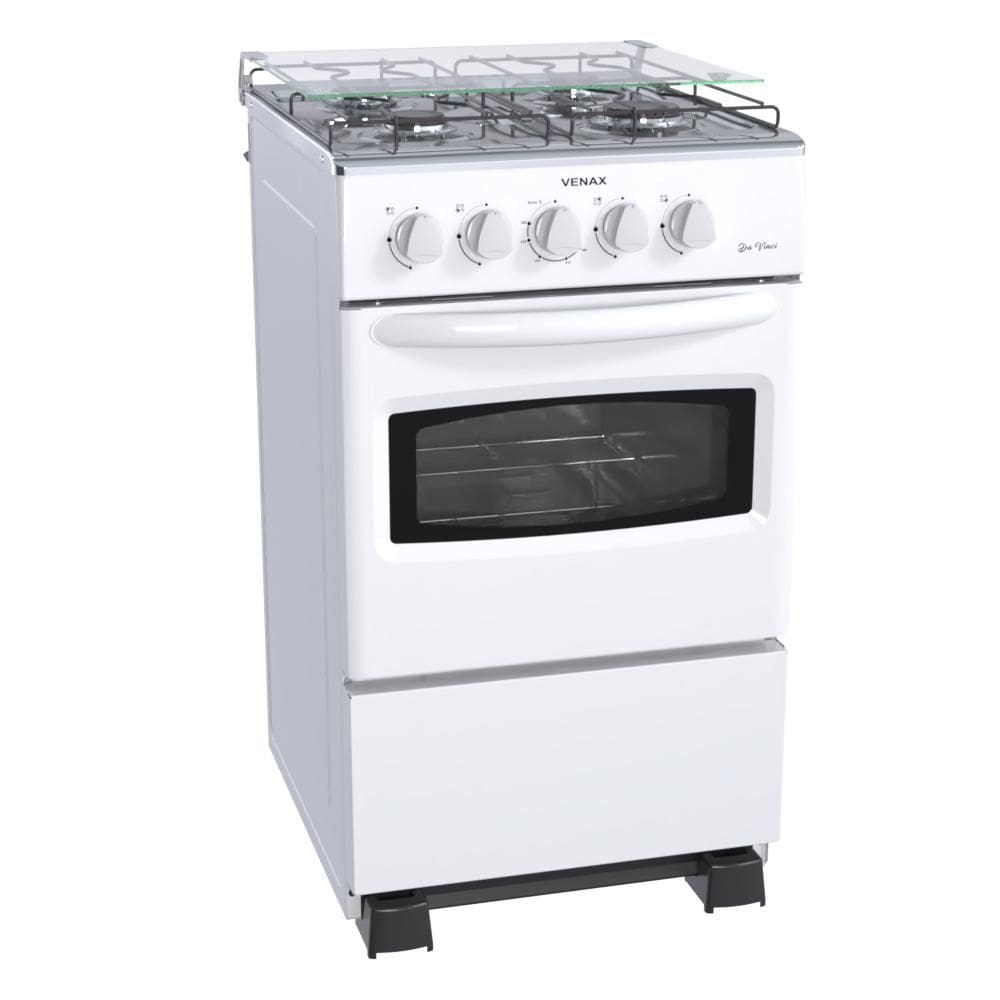 Fogao a Gas 4 Bocas Venax Da Vinci GIII Branco
