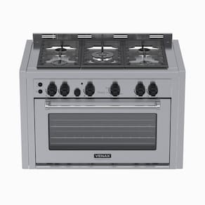 Fogao a Gas de Embutir 5 Bocas Venax Temis Inox