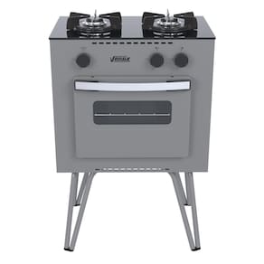 Fogao a Gas 2 Bocas Venax Mini Cook Grafite