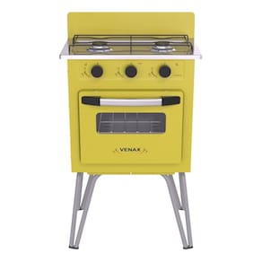Fogao a Gas 2 Bocas Venax Gemini Vetro Amarelo