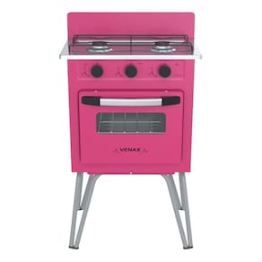 Fogao a Gas 2 Bocas Venax Gemini Vetro Pink