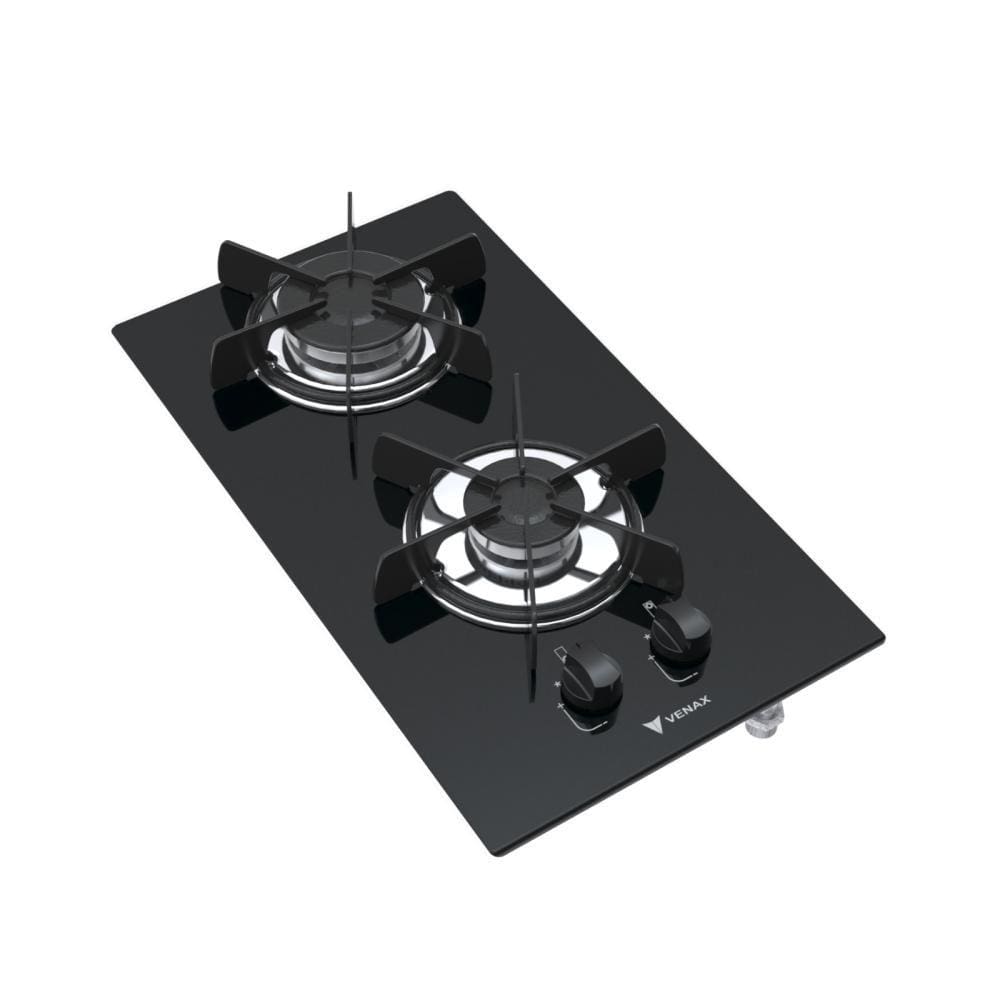 Cooktop a Gas 2 Bocas Venax Líbero Preto