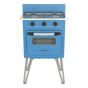 Fogao a Gas 2 Bocas Venax Gemini Vetro Azul