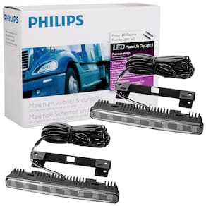 Par Lâmpada LED Diurna Philips DRL Strip Multivolt 9-35V 10W
