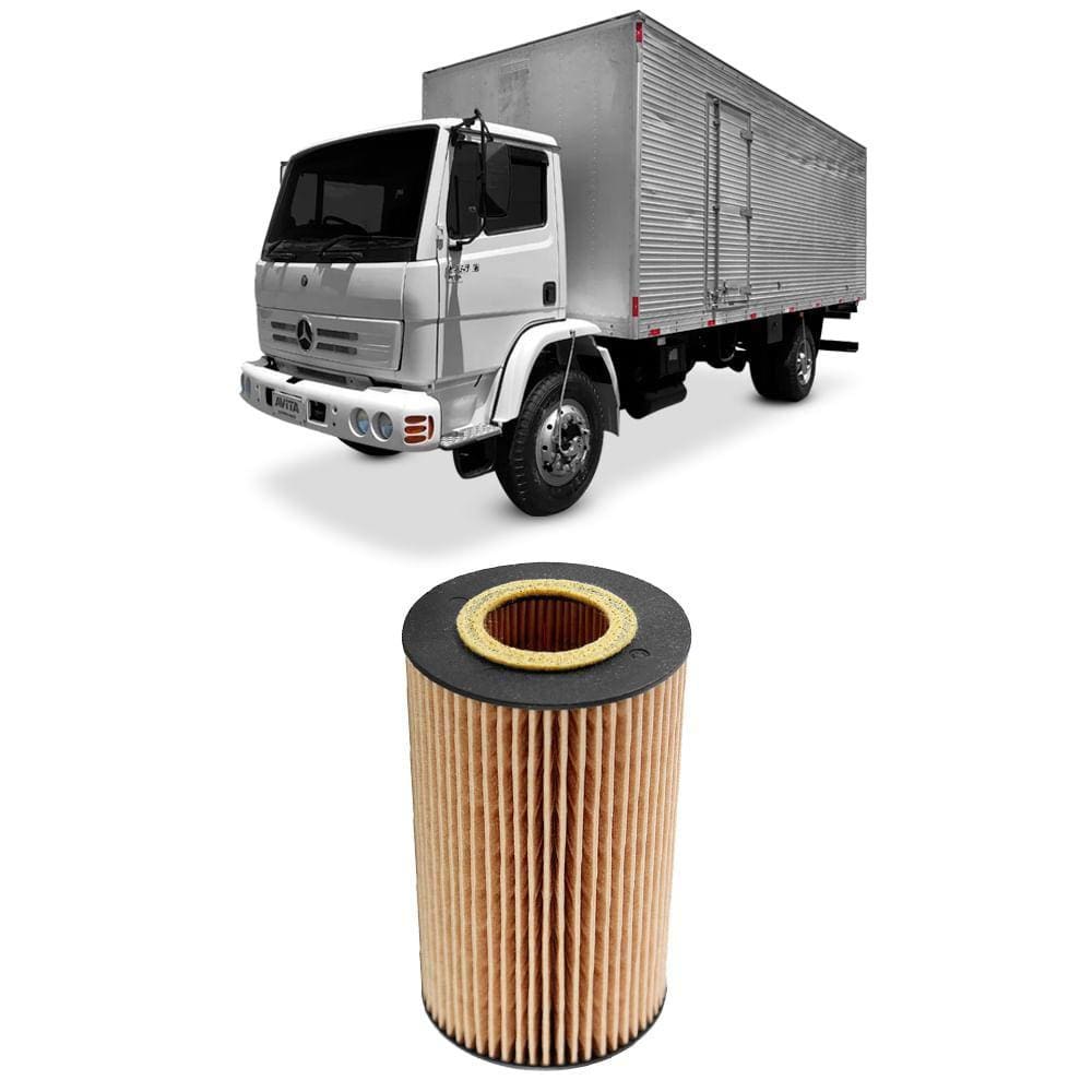 Filtro Óleo MB 1215C Accelo Atego Atron LO916 OF1721 Mahle
