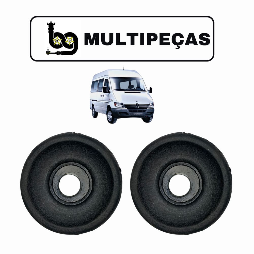 02 Coxim Superior Amortecedor Mercedes Benz Sprinter 1997 A 2007 Dianteiro