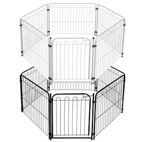 Cercado Grade c/ Portão Pet 5 Módulos P/ Isolamento e Proteção
