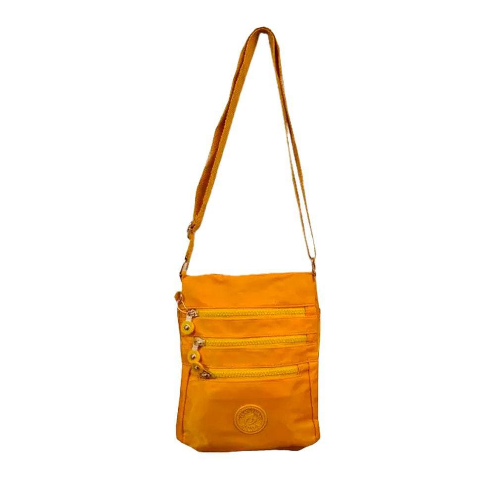 Bolsa Feminina Nylon Transversal TY783 Amarelo