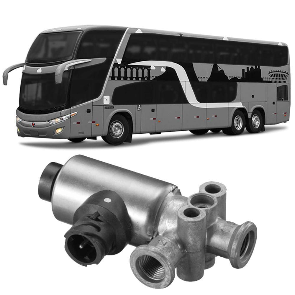 Válvula Solenoide 3/2 Vias Freio Motor MB 0500 RSD RSD 2036