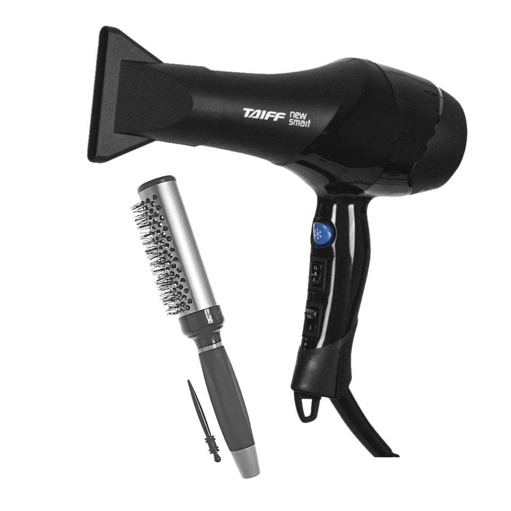 Kit - Secador Cabelo Taiff Prof. New Smart 1700W 220V + Escova Proart Ricci Perfetti 98105Hkh `G`