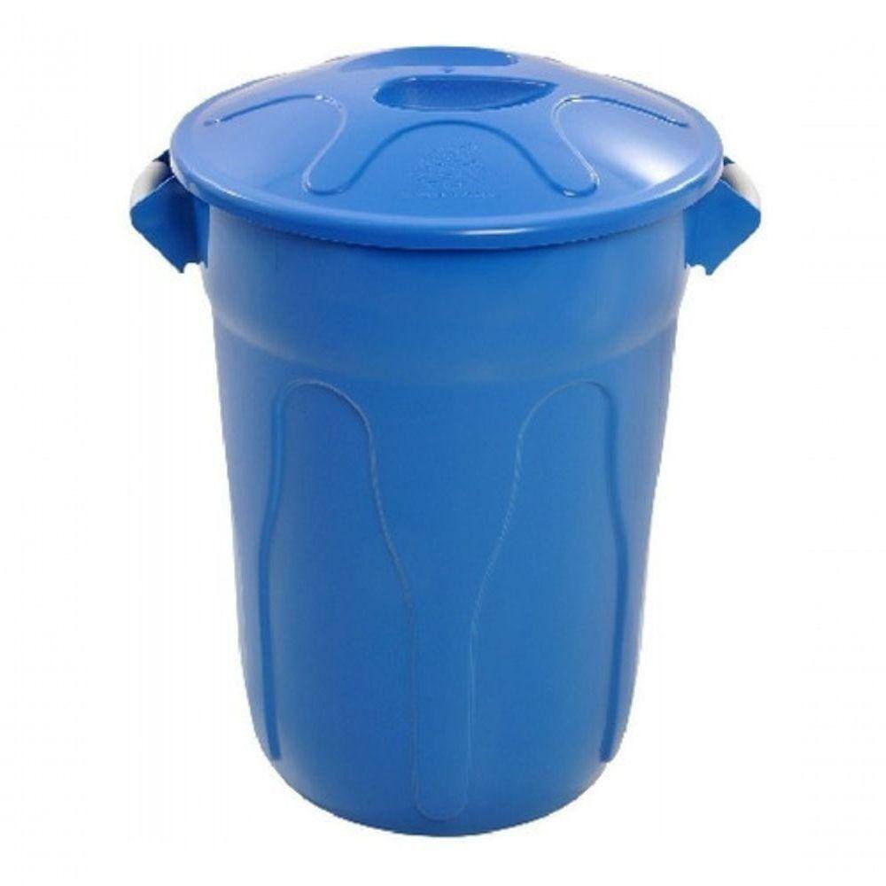 Cesto Lixeira Plastico Tipo Balde 40l Marca Jsn Cor:azul