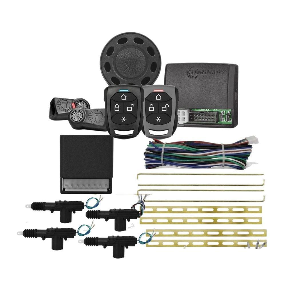 Alarme Taramps TW20 G4 Com Controle de Presença + Kit Trava Elétrica 4 Portas