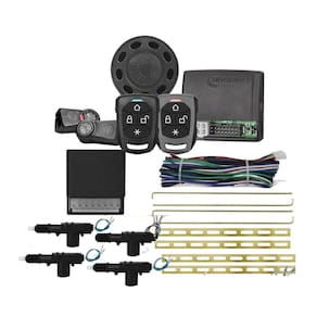 Alarme Taramps TW20 G4 Com Controle de Presença + Kit Trava Elétrica 4 Portas