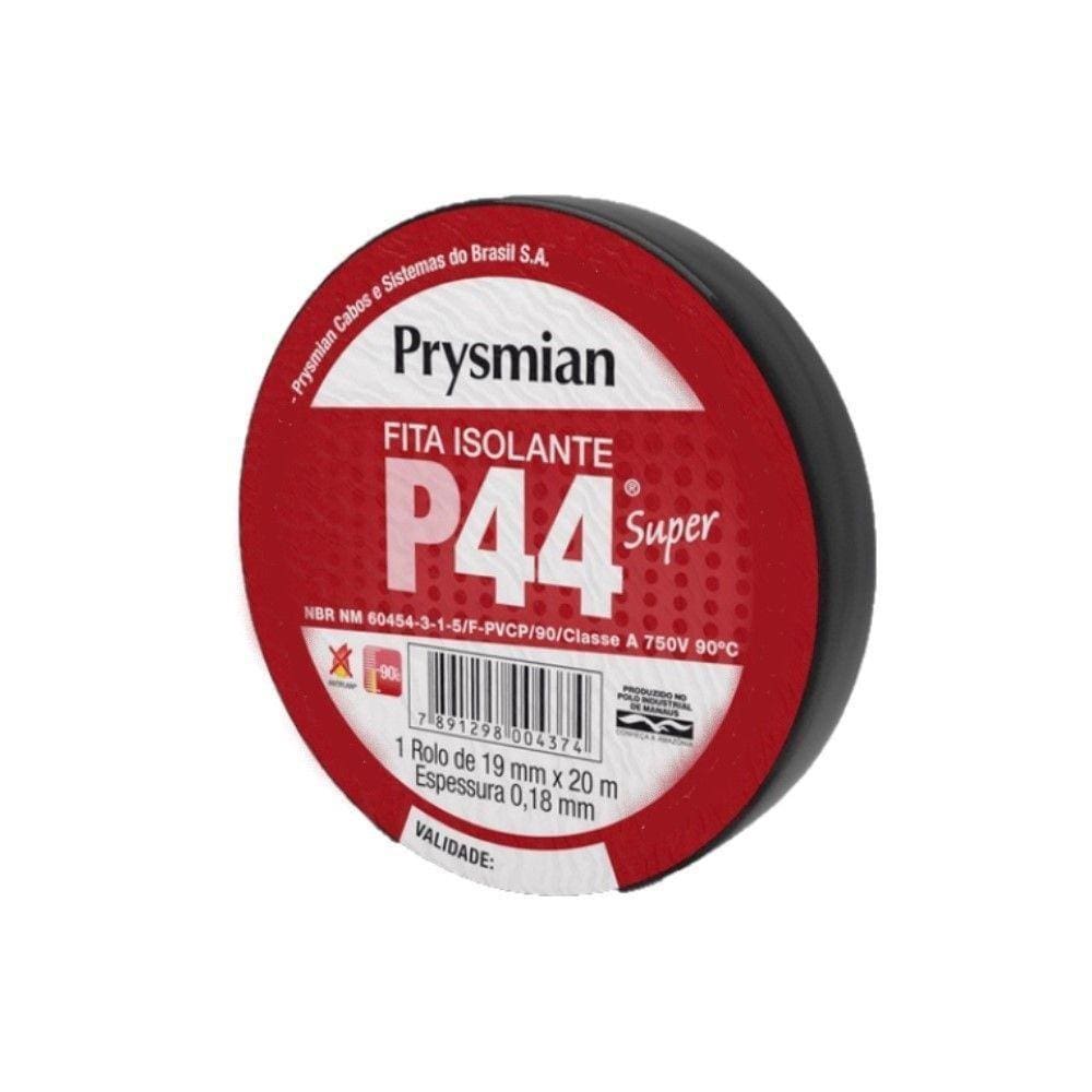 Fita Isolante P44 Super 19mm X 20 Metros 750v Prysmian