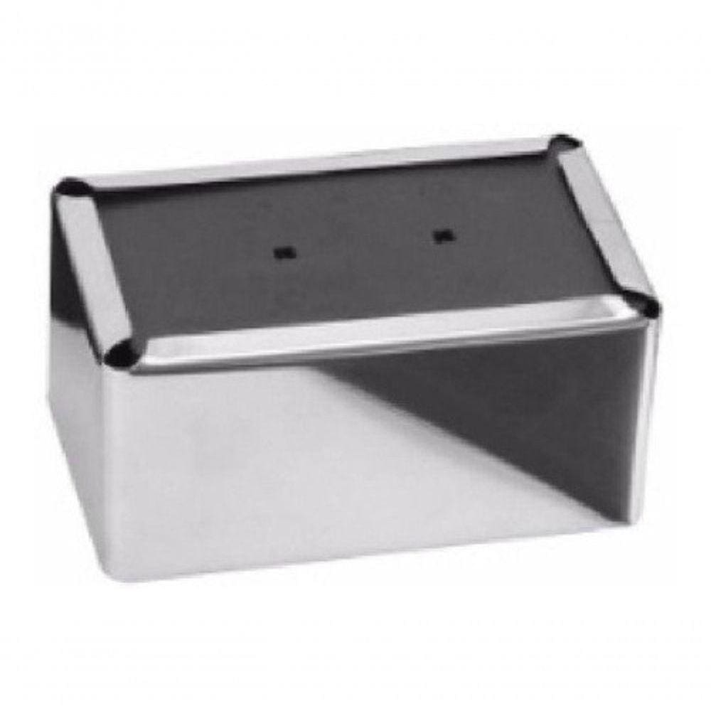 Porta Guardanapo Em Aço Inox (h3a)
