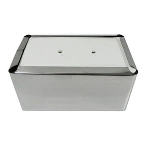Porta Guardanapo Em Aço Inox 430 Para Papel 14x16 (deitado)