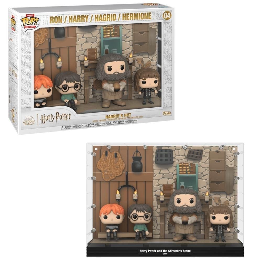 Boneco Funko POP! Deluxe Moment of Hagrid`s Hut