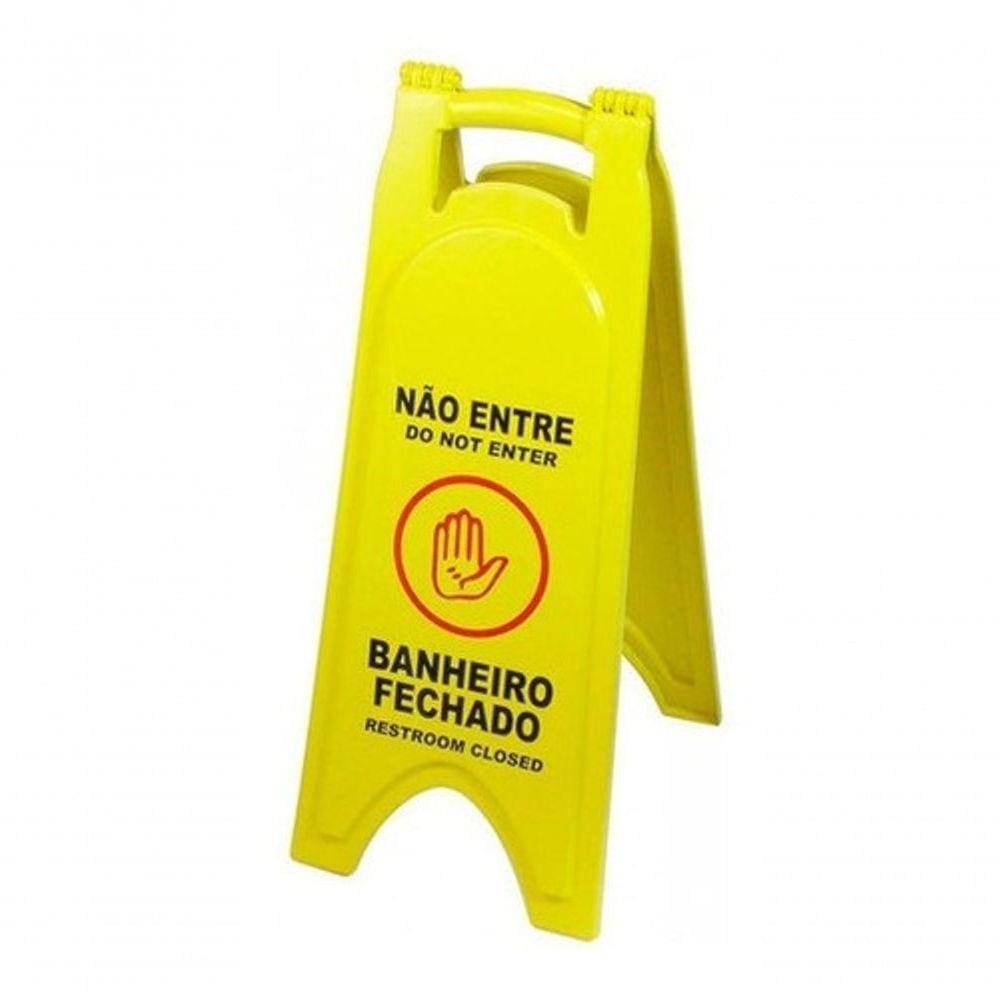 Placa Sinalizadora Banheiro Fechado