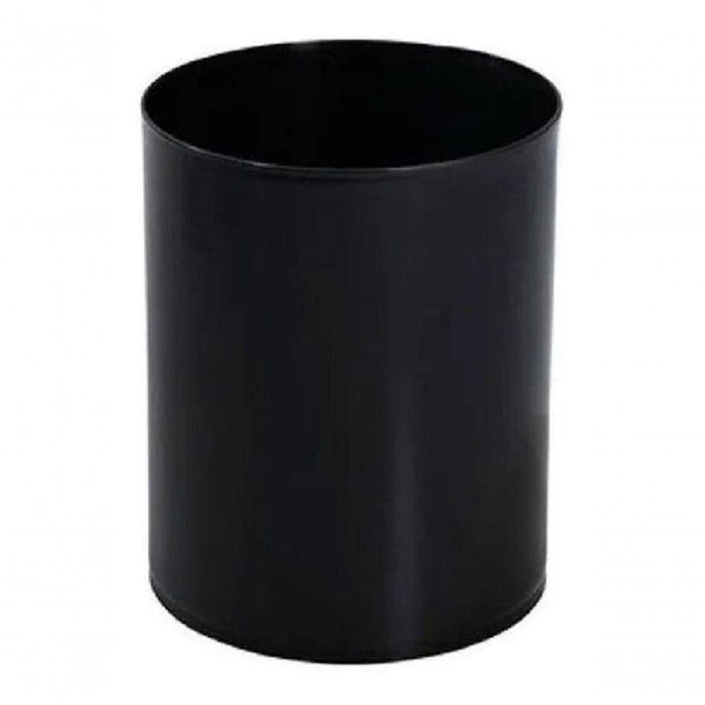 Cesto Lixeira 12 Litros Preta Para Escritorio Plastico 29cm