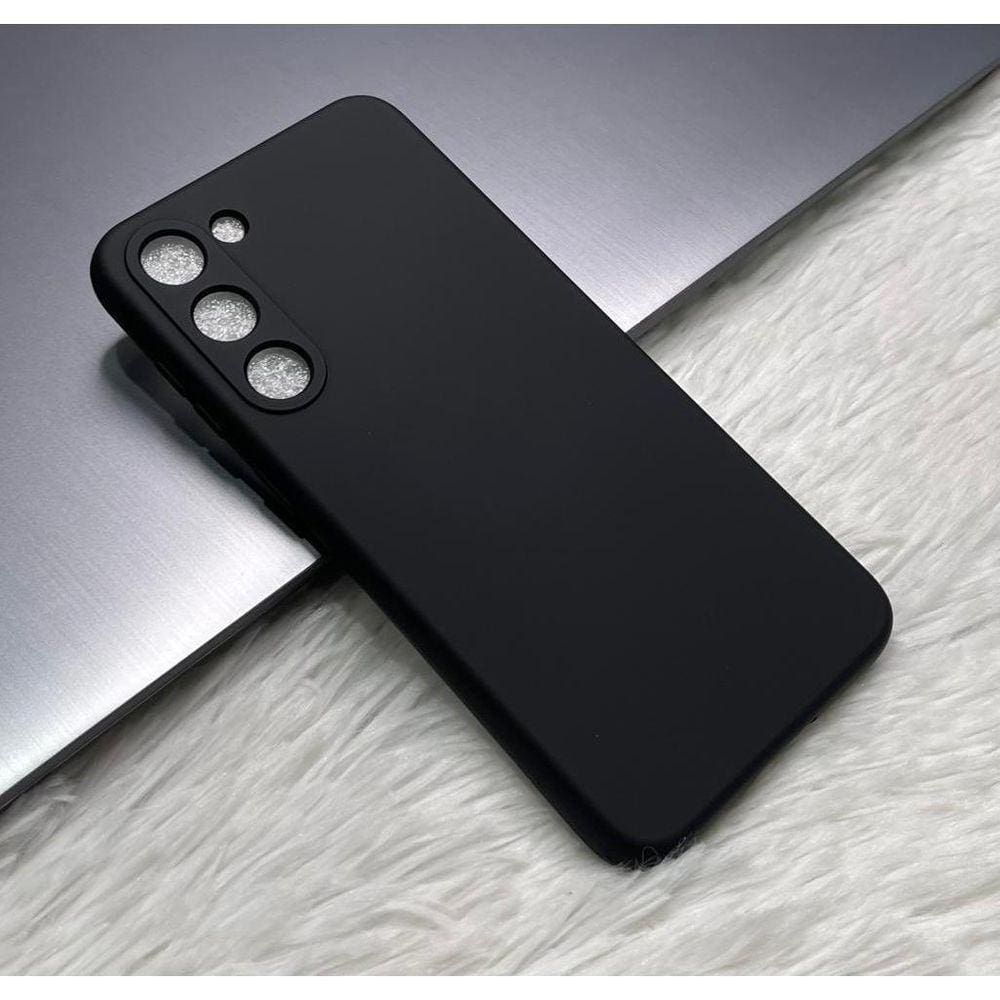 Capa Aveludada para Samsung S24 Ultra - Preto