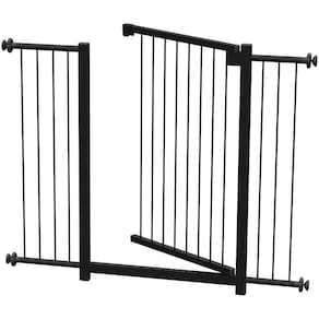 Grade Portão Pet Bebê Divisor Ambiente 95 Cm Preto