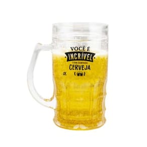 Caneca Você É Incrível Com Cerveja 400ml - Projeto Kiwi