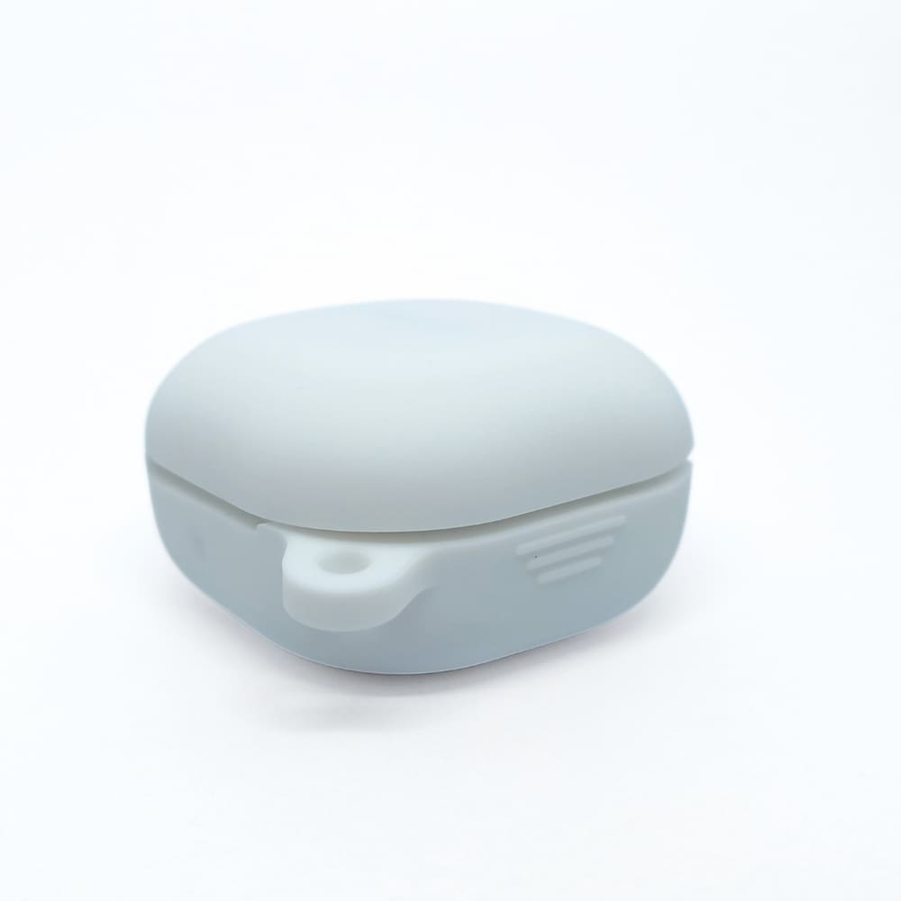 Capa de silicone compatível com Samsung Galaxy Buds FE / Buds 2/ Buds Pro/ Buds FE (branca)