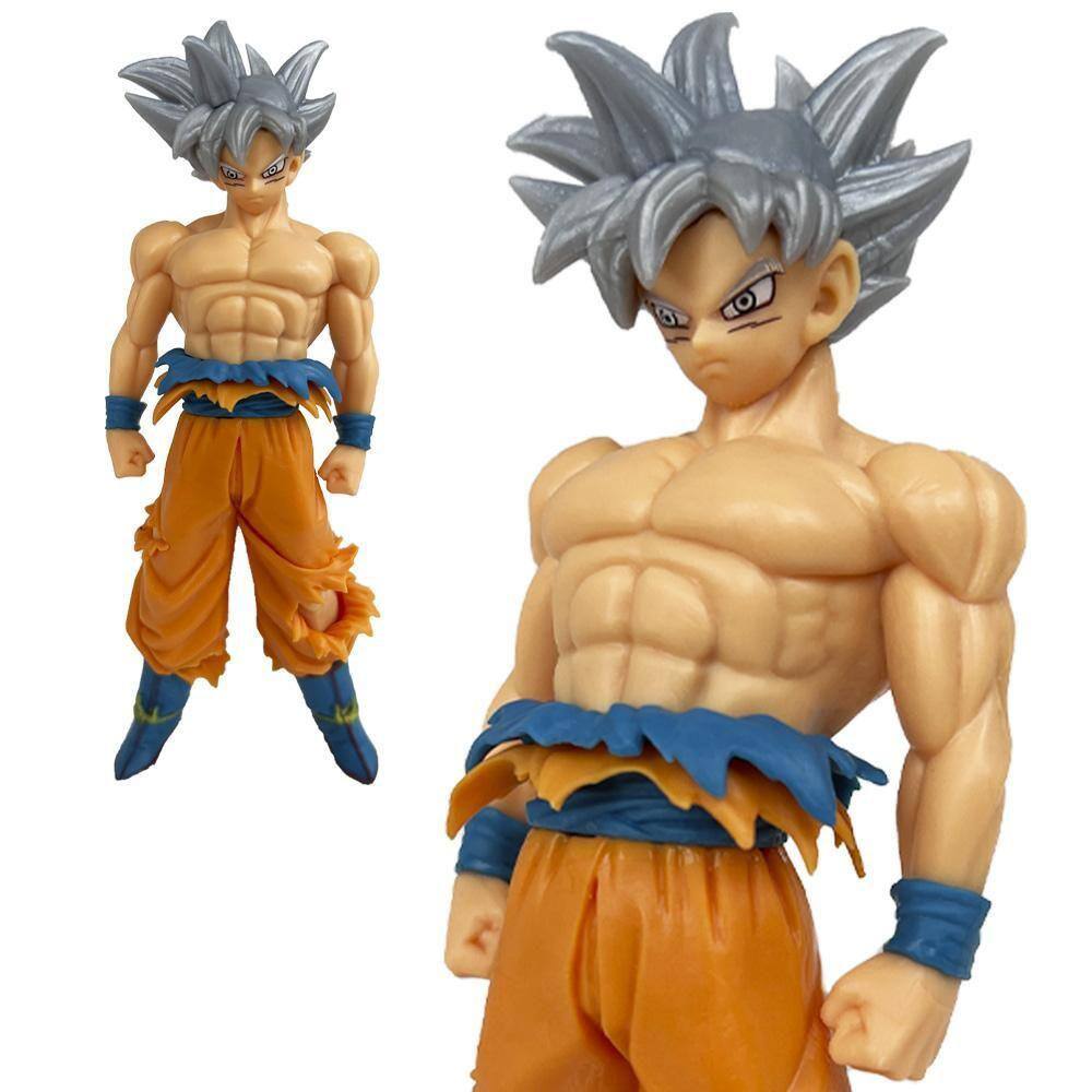 Boneco Bloco Montar Goku Instinto Superior Dragão Ball