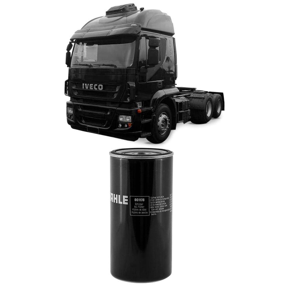 Filtro Óleo Iveco Stralis 490 740 HD RST Trakker Mahle