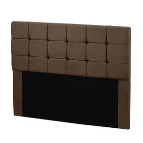 Cabeceira Cama Box Queen 1,60 Estofada Julia Sued Marrom Castor Star Confort Marrom Castor