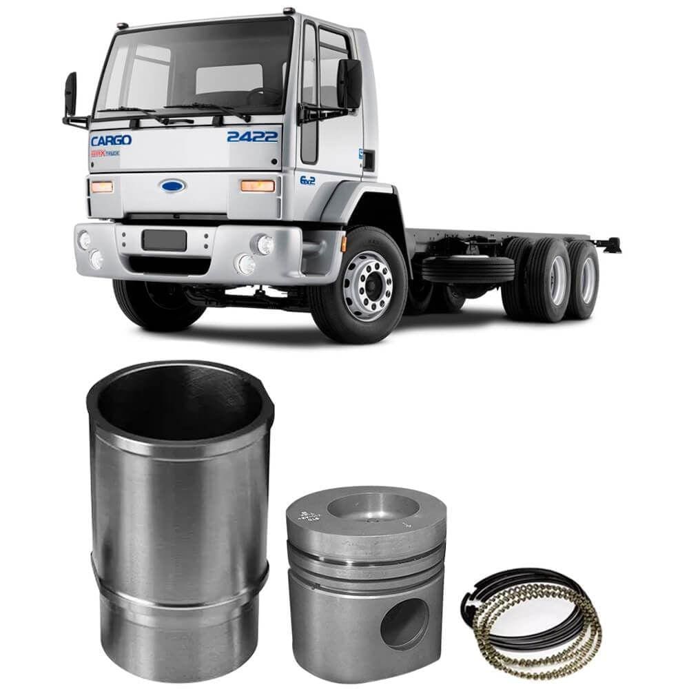 Kit Motor Camisa Pistão Anel Cummins Serie C Metal Leve