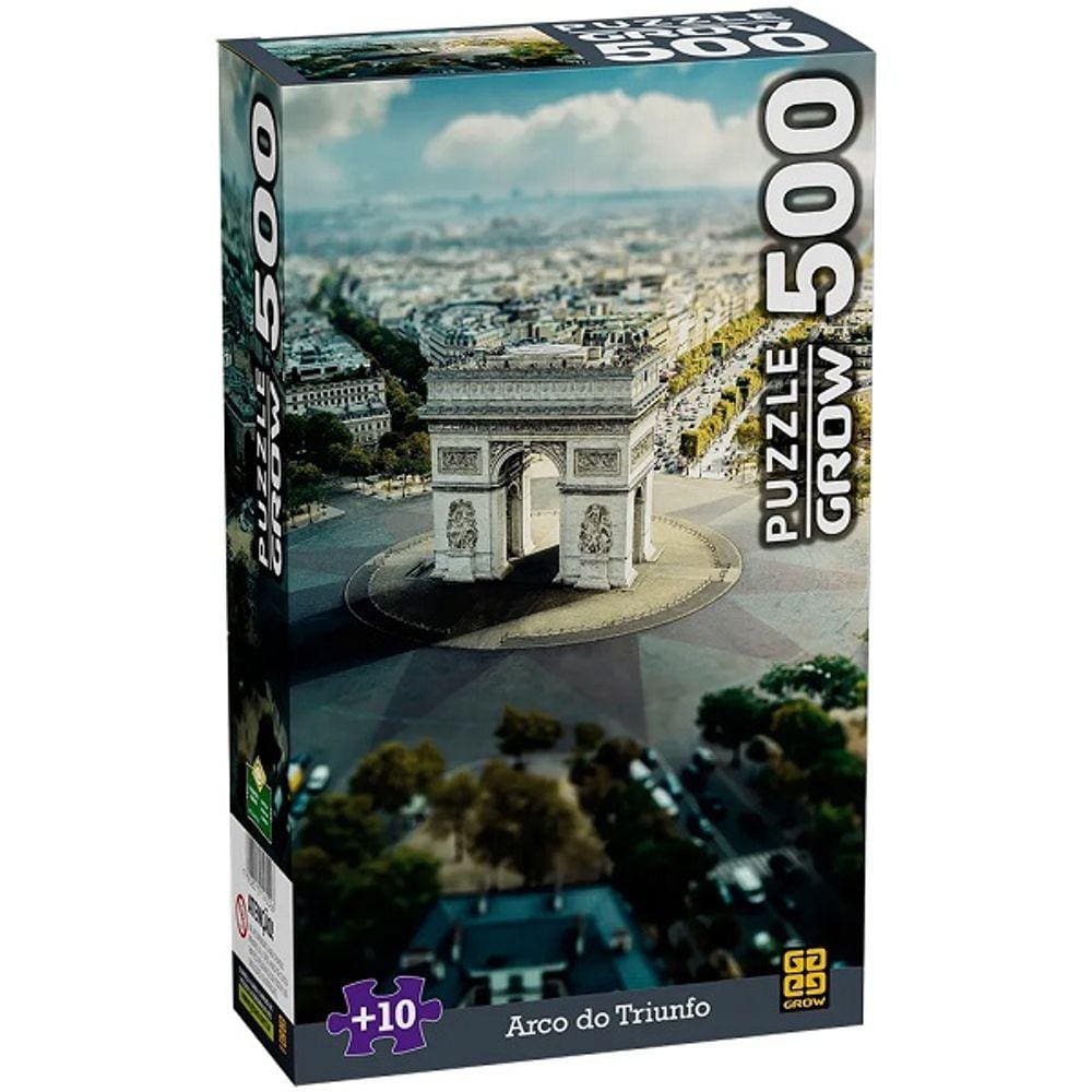 QUEBRA-CABEÇA 500 Peças ARCO do Triunfo GROW