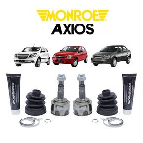2 Junta Fixa Homocinetica 21X22 Lado Roda Axios Dianteira Ágile 1.4 8V 2009 A 2014