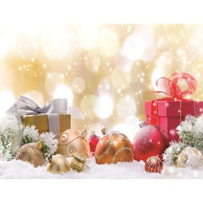 Fundo Fotográfico Em Tecido Natal 2,60X1,50