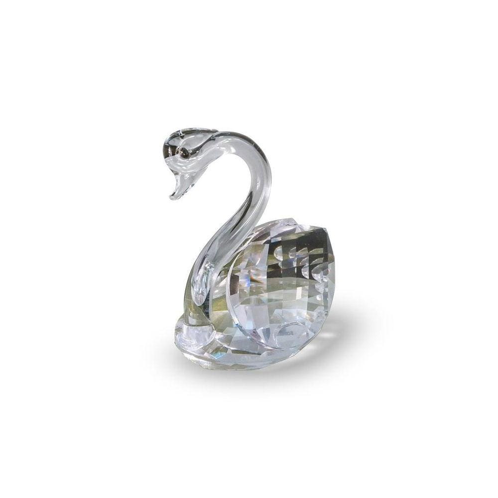 Estatueta Cisne de Vidro Cristal 6,5x6x4,5cm