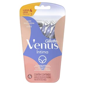 Aparelho de Depilar Gillette Venus Íntima Leve 4 Pague 3
