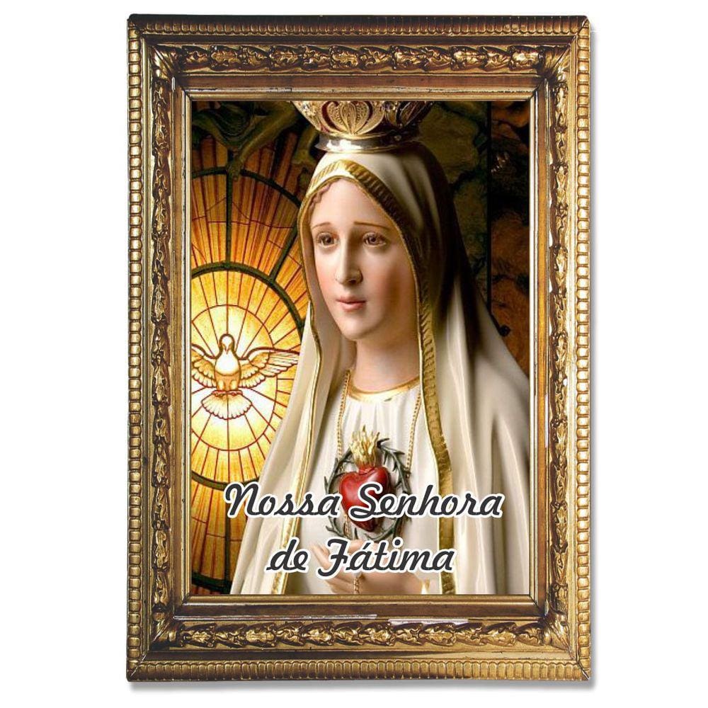 Santinho Nossa Senhora De Fátima 100 un c/ oração no verso