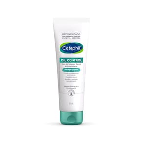 Cetaphil Oil Control Gel de Limpeza Facial Antioleosidade Pele Mista a Oleosa e Sensível 124ml