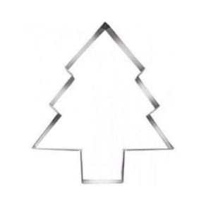 Aro Árvore de Natal - 27cm x 5cm, Aço Inox