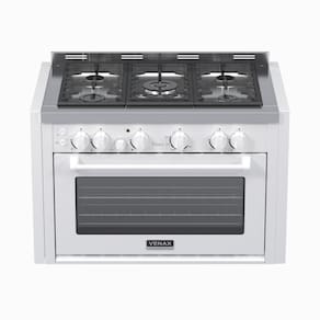 Fogao a Gas de Embutir 5 Bocas Venax Temis Branco
