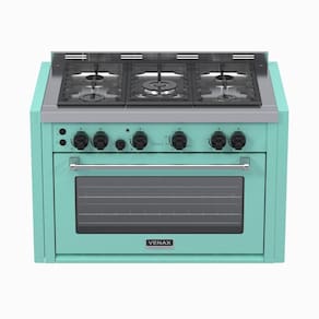 Fogao a Gas de Embutir 5 Bocas Venax Temis Verde